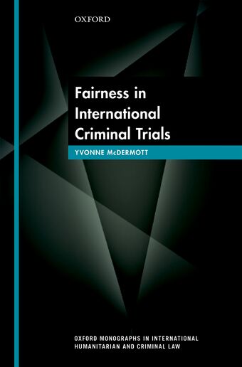 Fairness in International Criminal Trials book cover