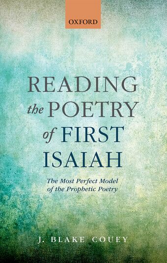 Reading the Poetry of First Isaiah book cover