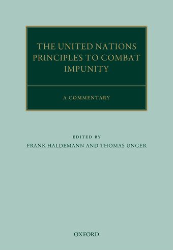 The United Nations Principles to Combat Impunity book cover