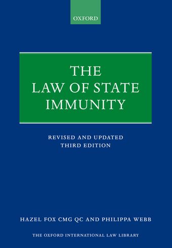The Law of State Immunity book cover