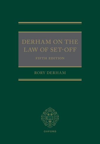 Derham on the Law of Set Off book cover