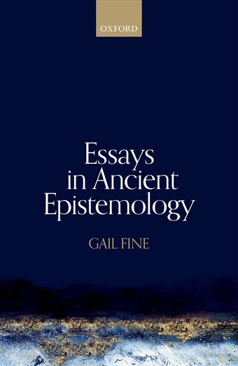 Essays in Ancient Epistemology book cover