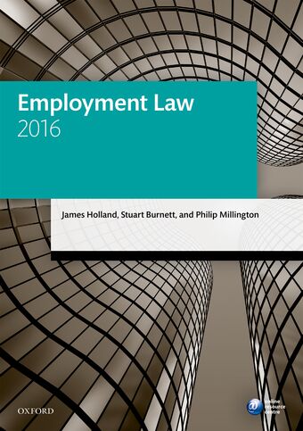 Employment Law 2016 book cover