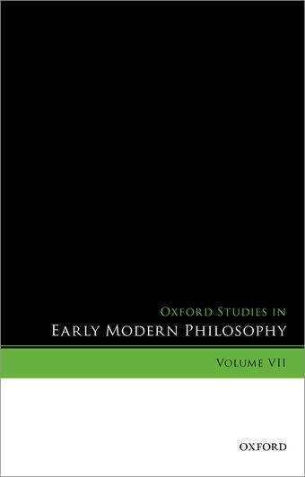 Oxford Studies in Early Modern Philosophy book cover