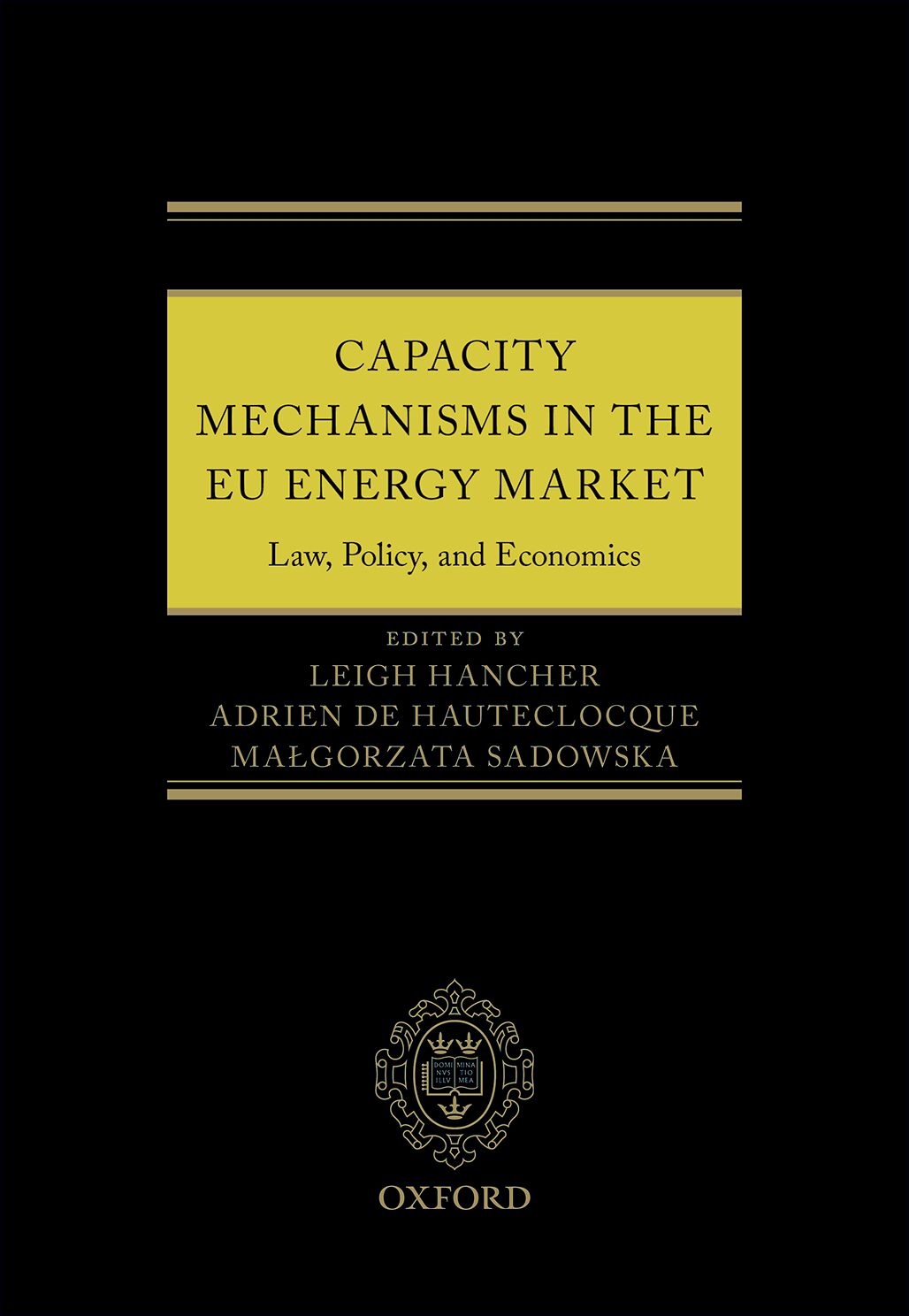 Capacity Mechanisms in EU Energy Markets book cover