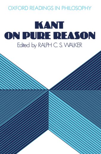 Kant on Pure Reason book cover