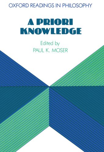 A Priori Knowledge book cover