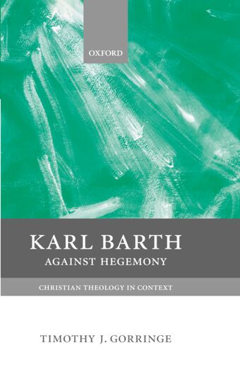 Karl Barth book cover