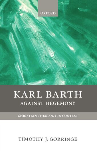 Karl Barth book cover