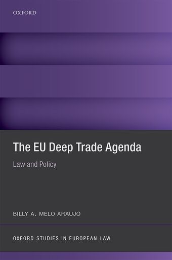 The EU Deep Trade Agenda book cover