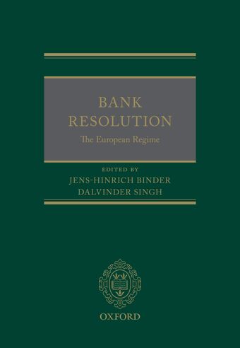 Bank Resolution book cover