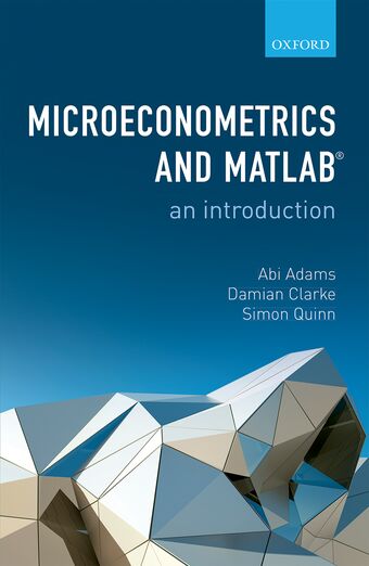Microeconometrics and MATLAB book cover