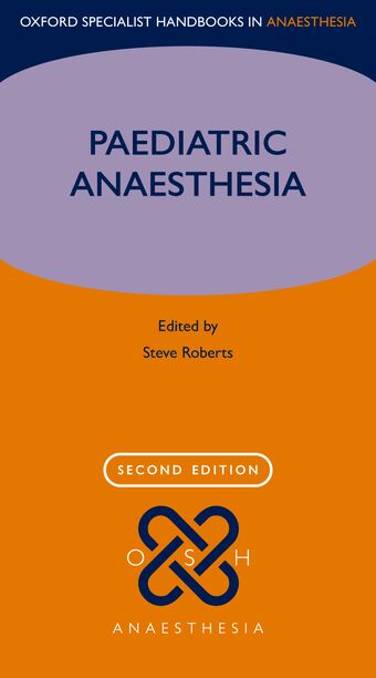Paediatric Anaesthesia book cover