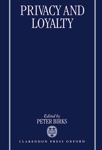 Privacy and Loyalty book cover