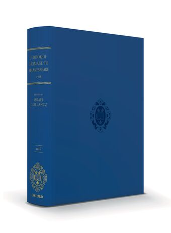 A Book of Homage to Shakespeare book cover