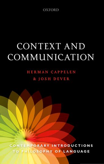Context and Communication book cover