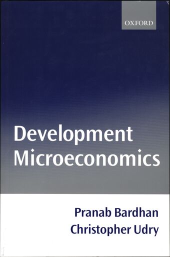 Development Microeconomics book cover