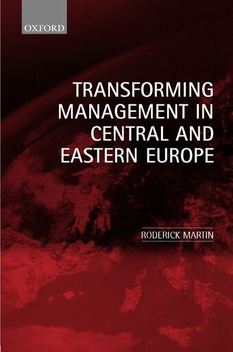 Transforming Management in Central and Eastern Europe book cover