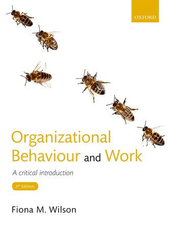 Organizational Behaviour and Work book cover