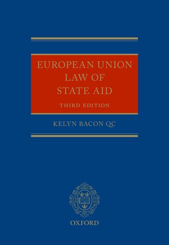 European Union Law of State Aid book cover