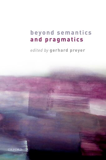 Beyond Semantics and Pragmatics book cover