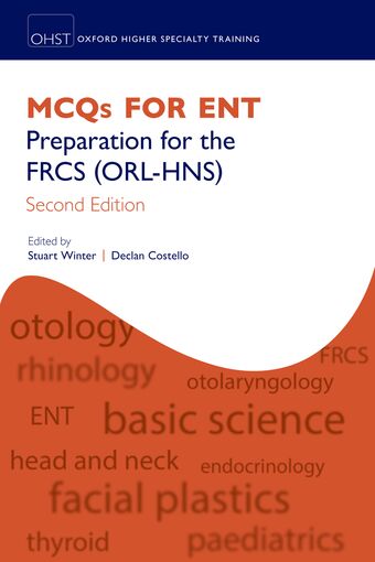 MCQs for ENT book cover