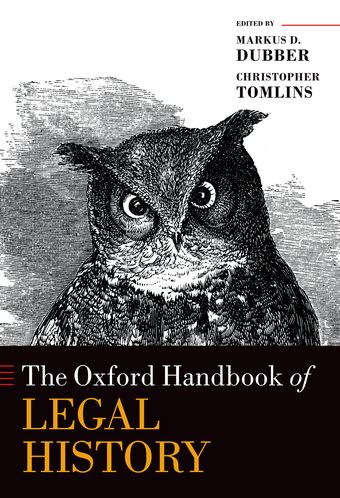 The Oxford Handbook of Legal History book cover
