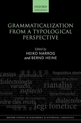 Grammaticalization from a Typological Perspective book cover
