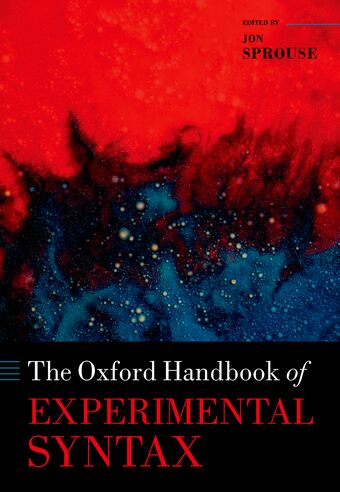 The Oxford Handbook of Experimental Syntax book cover