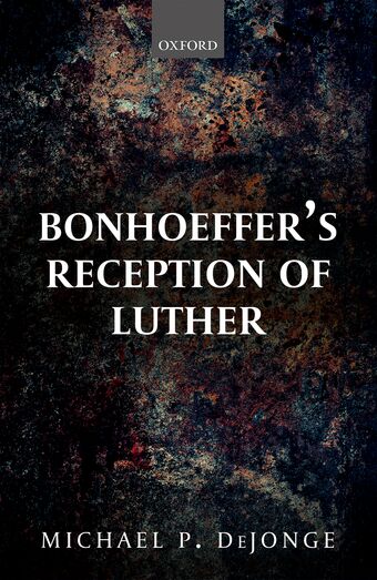 Bonhoeffer's Reception of Luther book cover