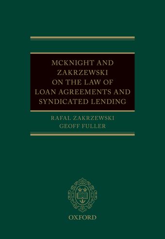 The Law of Loan Facility Agreements and Syndicated Lending book cover