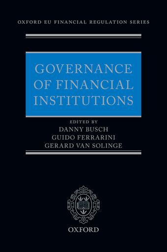 Governance of Financial Institutions book cover