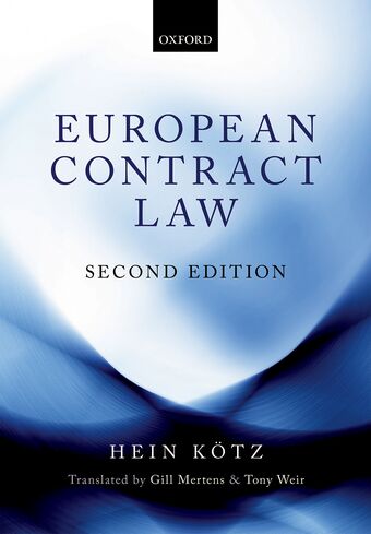 European Contract Law book cover