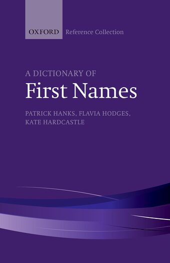 A Dictionary of First Names book cover