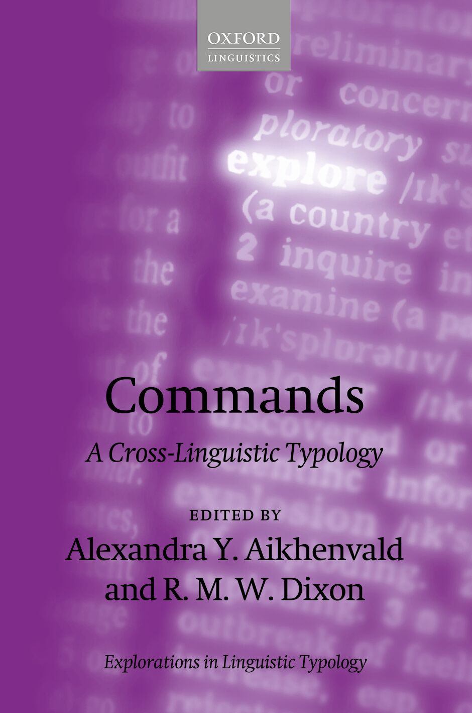 Commands book cover