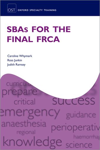 SBAs for the Final FRCA book cover