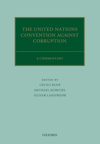 The United Nations Convention Against Corruption book cover