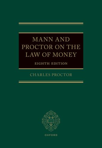 Mann and Proctor on the Law of Money book cover