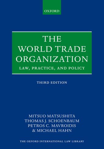 The World Trade Organization book cover