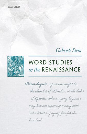 Word Studies in the Renaissance book cover