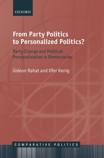 From Party Politics to Personalized Politics? book cover