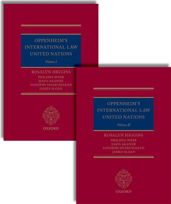 Oppenheim's International Law book cover