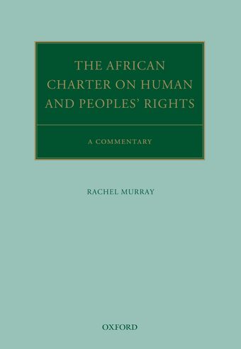 The African Charter on Human and Peoples' Rights book cover