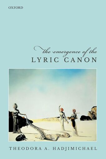 The Emergence of the Lyric Canon book cover