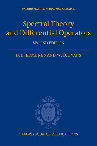 Spectral Theory and Differential Operators book cover