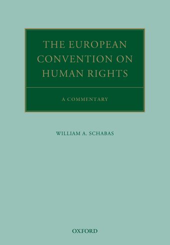 The European Convention on Human Rights book cover