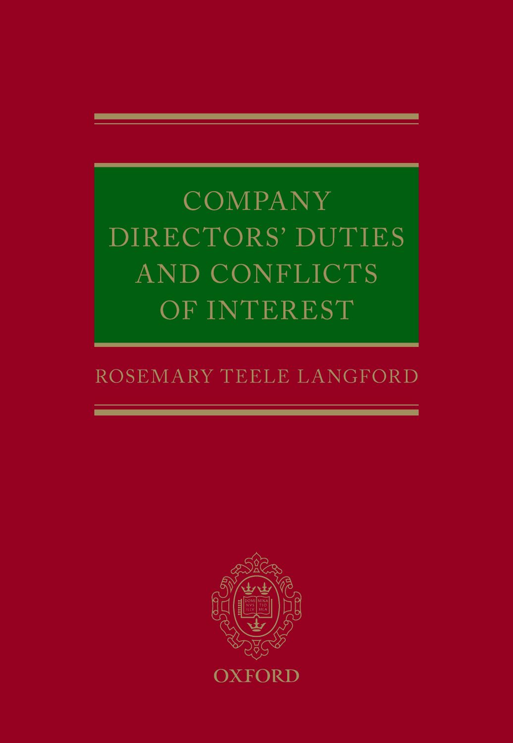 Company Directors' Duties and Conflicts of Interest book cover