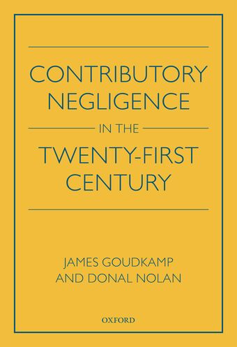 Contributory Negligence in the Twenty-First Century book cover