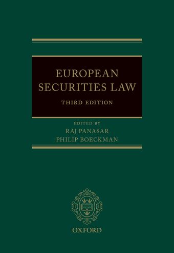 European Securities Law book cover