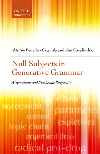 Null Subjects in Generative Grammar book cover